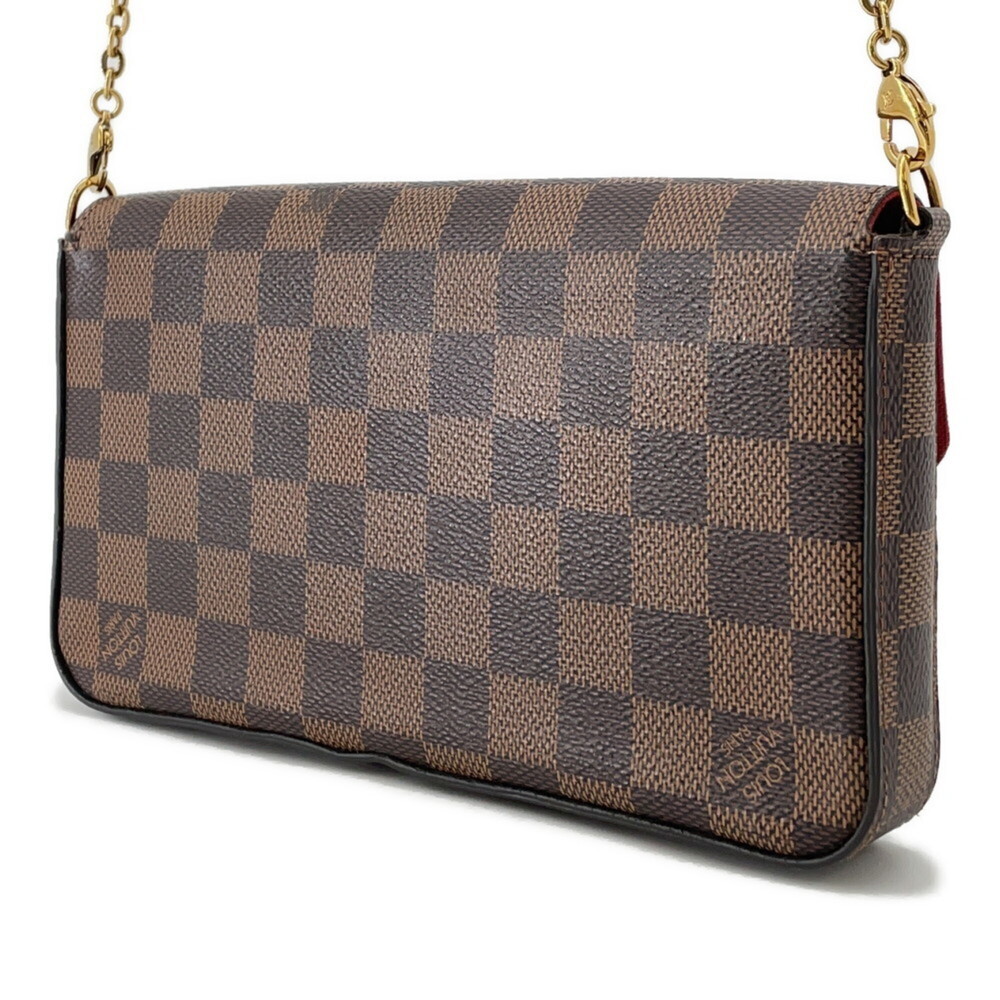 LOUIS VUITTON Red Damier Pochette Mini Bag - Picture 2 of 16